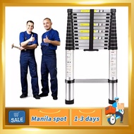 【3 Year Warranty】11FT Aluminum Telescopic Ladder Straight 3.2M