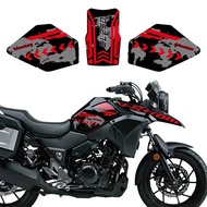 FOR Vstrom 250 V-strom V strom DL250 Vstrom250 Motorcycle Tank Pad Protector Leather Frosting Sticke
