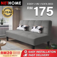⚡️READYSTOCK⚡️ EDDY Durable 2 Seater or 3 Seater or 4 Seater Foldable Sofa Bed Design/Sofa/Sofabed