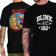 BLINK 182 T-Shirt - ADELAIDE EVENT TOUR Casual Black T-Shirt Made of 100% Cotton Black | Long Sleeve