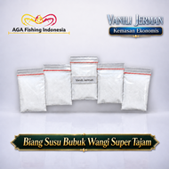 AGA Fishing VANILI JERMAN Biang Susu Bubuk Campuran Umpan Pancing Ikan Super Gacor Kemasan 3gr