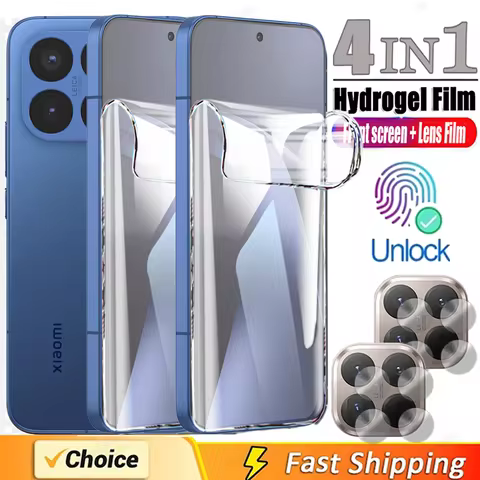 4IN1 Hydrogel Film For Xiaomi Mi 17T Pro 15T 14T 13T 12T 11T 10T Pro Screen Protector For Mi 17 Pro 