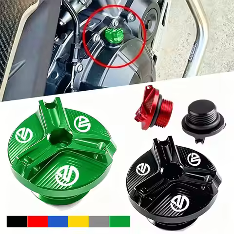 Motorcycle Engine Oil Filler Cap Oil Plug Cover For Kawasaki Z900 Z800 Z650 Versys 650 Ninja 650 ZX-