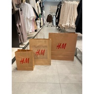 H&M HNM HM Original Store or Mall Paper Bag Small Medium Large Size