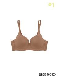 Sabina Perfect Bra Level 1 เสื้อชั้นใน มีโครง รหัส SBD24004C4 - สีเนื้อแทน