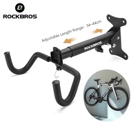 ROCKBROS Bike Rack Carbon Steel Wall Stand MTB Road Bike Adjustable Indoor Bike Storage Bicycle Rack