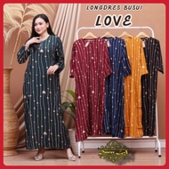 LOVE CAPUTAN LONGDRESS LD 110 | LOPE LOPE | Love Love | Pregnant Women's Daster | Front Button Nursi