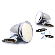 กระจกมองข้าง ชุบเงินทรงจรวด รถฟอร์ด เอสคอส ปี 2505 - 2524 FORD Escort MK1 / 2 AC Shelby Cobra MK