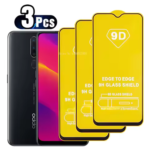 3PCS Anti-burst Protective Glass for OPPO A5 A8 A9 2020 Screen Protector for OPPO A38 A78 A96 A92 A9
