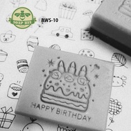 BWS-010 SOAP BEE HANDMADE SOAP STAMP ORIGINAL DESIGN BWS-010 ACRYLIC 4CM*4CM ART NATURAL
