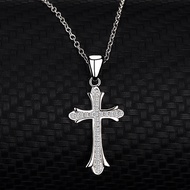 Cross Virgin mary s925 Sterling Silver Europe And The United States Simplicity Temperament Necklace for women Factory wholesale