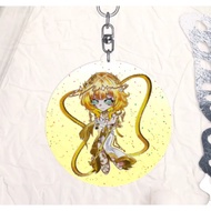Fanmerch | Aglaea from Honkai Star Rail | Colored Edge Acrylic Keychains 47