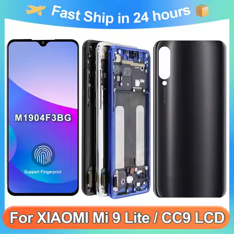 AMOLED For Xiaomi Mi CC9 6.39''For Mi 9 Lite M1904F3BG LCD Display Touch Screen Digitizer Assembly R
