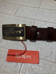 Kickers Genuine Leather Belt Big Buckle 45mm Saiz 28’ - 40’ Men 85868 85137