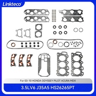 Engine part Full gasket set Fit 3.5 L GAS V6 J35A5 J35A6 J35A8 For 03-10 3.5L HONDA ODYSSEY PILOT AC