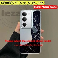 Trường hợp Realme C71 C 71 C75 c75x 14x trường hợp cứng chống sốc vỏ lưng mờ cho cậu bé người đàn ôn