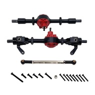FOR WPL C14 C24 C34 C44 C54 B14 B24 Metal Front Rear Axle and Drive Shaft Set 1/16 RC Car Upgrade Pa