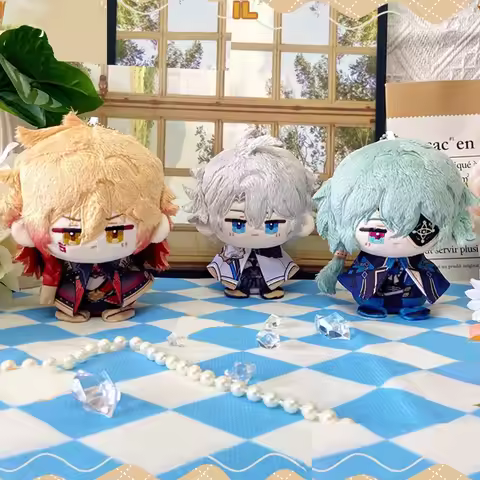 10cm Honkai: Star Rail Plush Phainon Tribbie Anaxa Hyacine Cute Plush Sunday Dolls Stuffed Toys Bag