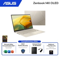 ASUS ZENBOOK 14X OLED UX3404V-AM9059WS ( I5-13500H/16GD5/512GB SSD/14.5", 2.8K OLED 120HZ/W11/OFFICE