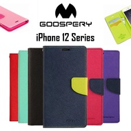 Mercury/Goospery Fancy Diary Cases/Cover For iPhone 12 Mini/iPhone 12/iPhone 12 Pro/iPhone 12 Pro Max