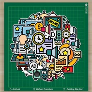 HOT 50 PCS Awareness Flat Brand Stickers Fashion Cars Decal Cool Card Album Custom Vinyl Waterproof 