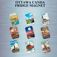 CANADA, OTTAWA - REF MAGNET ATM SIZE Waterproof, Scratch-Proof, & Durable, (Fridge Magnets)