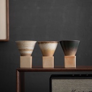 ✨Ready Stock Free Shipping Hot Sale✨Conical Stoneware Coffee Cup ns Style Supply Retro Cup Japanese 