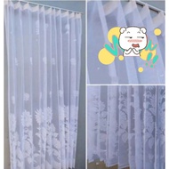 CURTAIN VITRASE UK 100 X 200CM THIN CURTAIN INNER