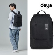 De deya Venture Minimalist Backpack Black-Unisex Commuter Laptop Bag Lightweight Double Breathable B