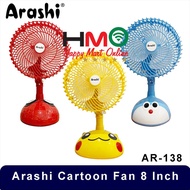 Arashi 8 Inch Character Desk Fan Arashi Cartoon Fan 8"
