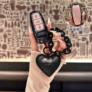 Audi key cover Audi Keychain TPU Key Case Cover For Audi a6l a4l/a3l/q7/a7/a8/q4 Accessories 奥迪a6l钥匙