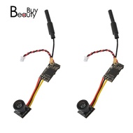 2PCS LST-S4 FPV Camera 5.8G 25MW AIO Transmitter with OSD 40CH 800TVL Micro RC Camera for Racing Dro