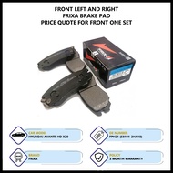 Hyundai Avante HD X20 2007-2010 Frixa Brake Pad (Front FPH21 / Rear FPHXGR)