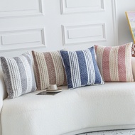 [CASE ONLY/ 43X43CM ] SOFA PILLOW CASE DECORATIVE HIGH QUALITY ZIC ZAC EMERGED WOOL FABRIC DX1881