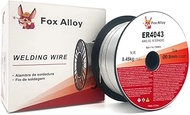 ER4043 Aluminum MIG Welding Wire .035'' 1 Pound Spool, Al-Si Welding Wire Mild Steel with a Copper C
