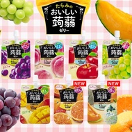 [Cat Sisters] Japan Tarami Konjac Jelly Drink Low Calorie Drinking Sucking Juice Fruit Grape Tarami 