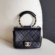 Chanel 手環方胖子黑金 二手 28K 包