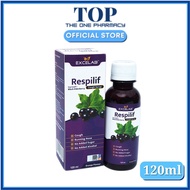 Excelab Respilif Cough Syrup -120ml (Orange Flavour)