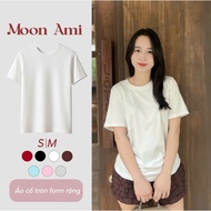 Bozip MOON AMI Loose Round Neck Shirt