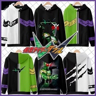 Men Hoodie Kamen Rider W Joker Decade 3D Printing Kids/Men/Women Autumn Winter Fashion Anime Hoodies Sweatshirt Long Sleeve Zipper Jacket Coat