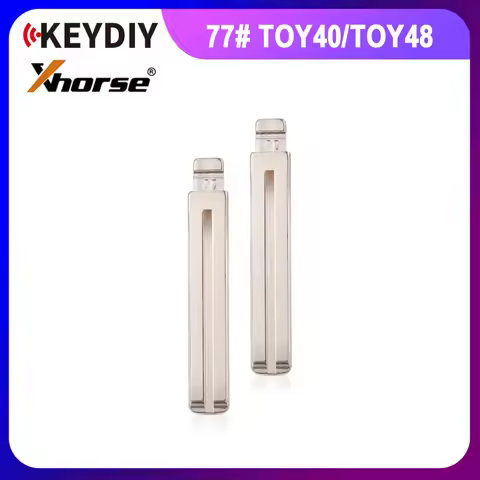 10pcs Car Flip Key Blade Lishi TOY48 TOY40 KD Key Blank 77# for Toyota Camry Corolla Auris Lexus ES 