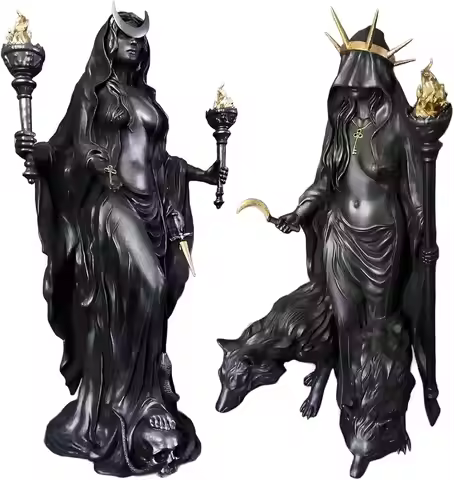 Hekate Niktipolos, The Witch of The Night, Underworld Hekate Phōsphoros Light-Bringer or Morning Sta