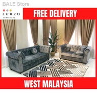 ¤Chesterfield sofa 3 seater 2 1 modern Nordic Diamond whole Malaysia deliver