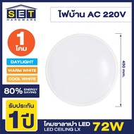 โคมซาลาเปา โคมไฟติดเพดาน 25W 40W 72W LED ทรงกลม โคมสำเร็จรูปพร้อมหลอด แสงสีขาว Daylight 6500K  แบรนด