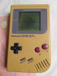 Gameboy 元祖 初代 第一代 灰色 灰機 厚機  遊戲機  操作正常 有聲音  畫面有(皮蛋)液化