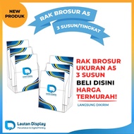 A5 Clear Acrylic Leaflet Brochure Holder 3 Layers 2mm - Acrylic Flyer Holder A5 Brochur Menu Display