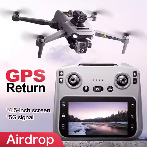 K19 Max. GPS Brushless 8K Camera Optical Flow Obstacle Avoidance Foldable Quadcopter RC Distance Dro