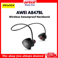 Awei A847BL Wireless Sweatproof Earphone Bluetooth Headset | Brand New
