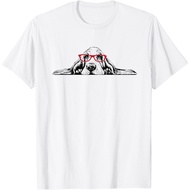 Red Glasses Basset Hound Lover T-Shirt