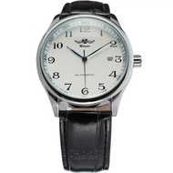 {Cool watch} WINNER WATCH sleek minimalist white Arabic numerals dial with calendar low-key men's wa